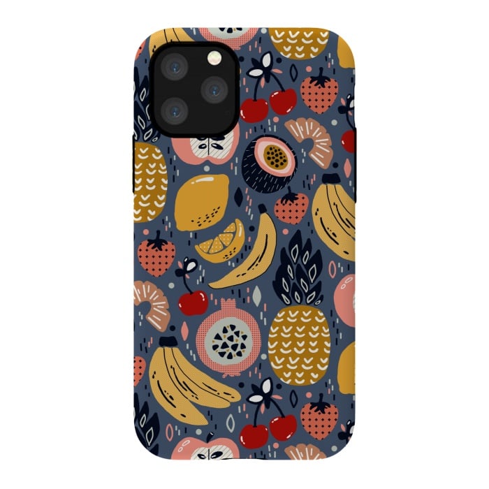 iPhone 11 Pro StrongFit Winter Funky Fruit  by Tigatiga