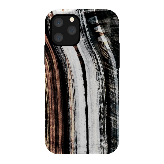 iPhone 11 Pro StrongFit Minimal tribal brushstrokes by Oana 