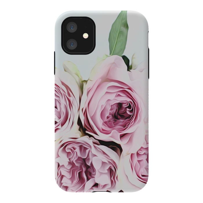 iPhone 11 StrongFit Peonies Illustration by Alemi
