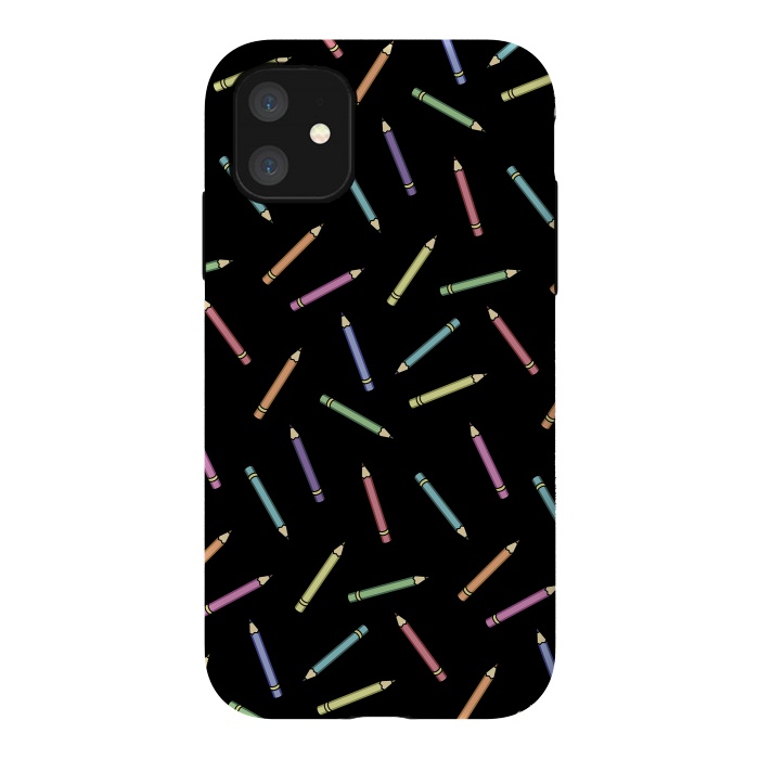 iPhone 11 StrongFit Pencil pattern by Laura Nagel