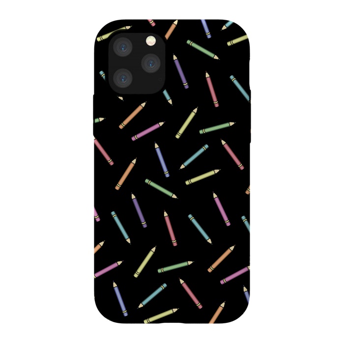 iPhone 11 Pro StrongFit Pencil pattern by Laura Nagel