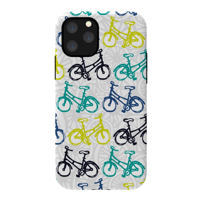 iPhone 11 Pro StrongFit Whimsical Wheelies by Shelley Schmidt