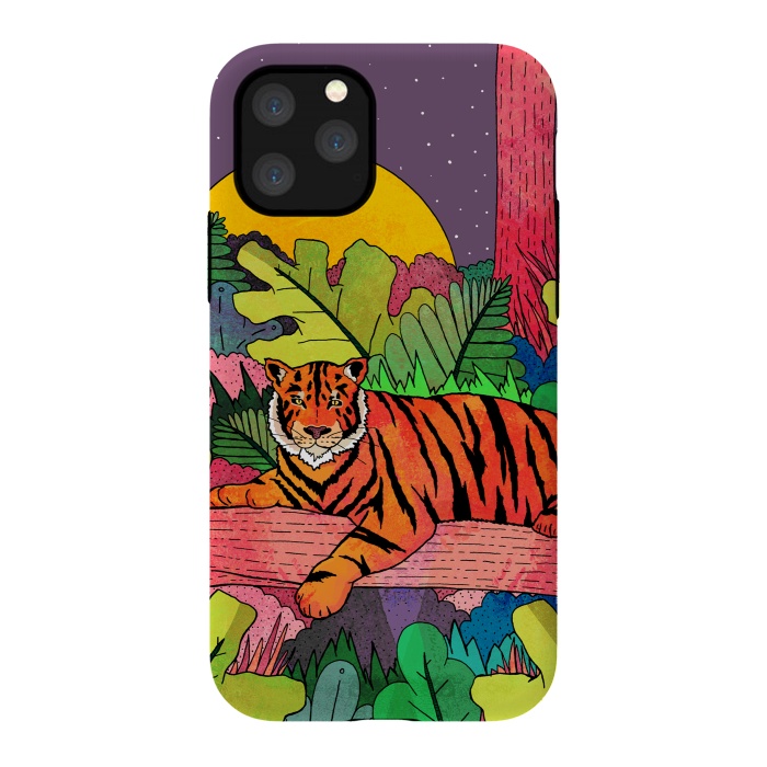 iPhone 11 Pro StrongFit Spring Tiger by Steve Wade (Swade)