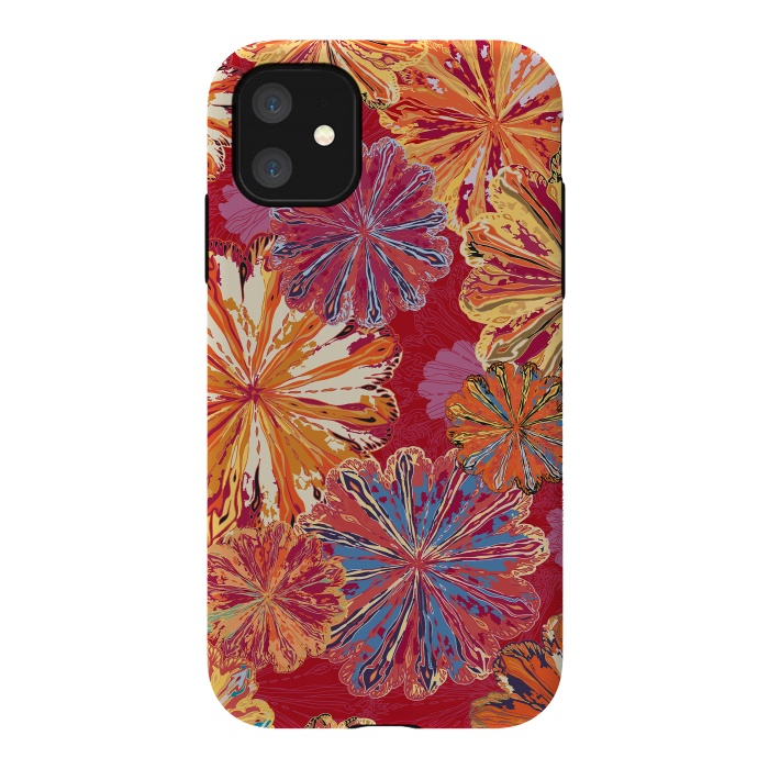 iPhone 11 StrongFit Poppytops Carnival by Lotti Brown