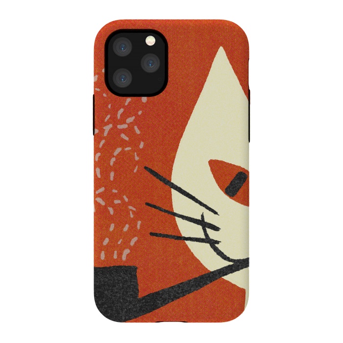 iPhone 11 Pro StrongFit cool cat by absurdstyle