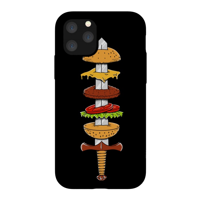 iPhone 11 Pro StrongFit sword Burger by Coffee Man