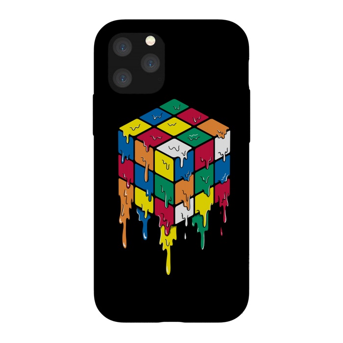iPhone 11 Pro StrongFit Rubiks Cube by Coffee Man