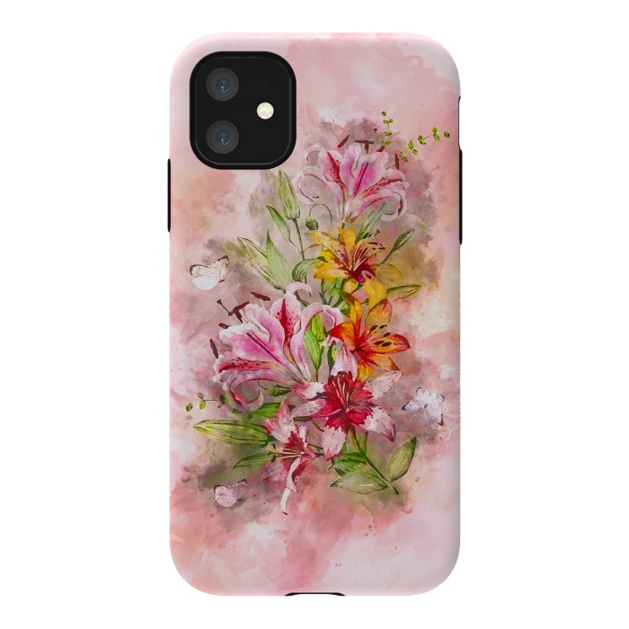 iPhone 11 StrongFit Lilies Bunch by Creativeaxle