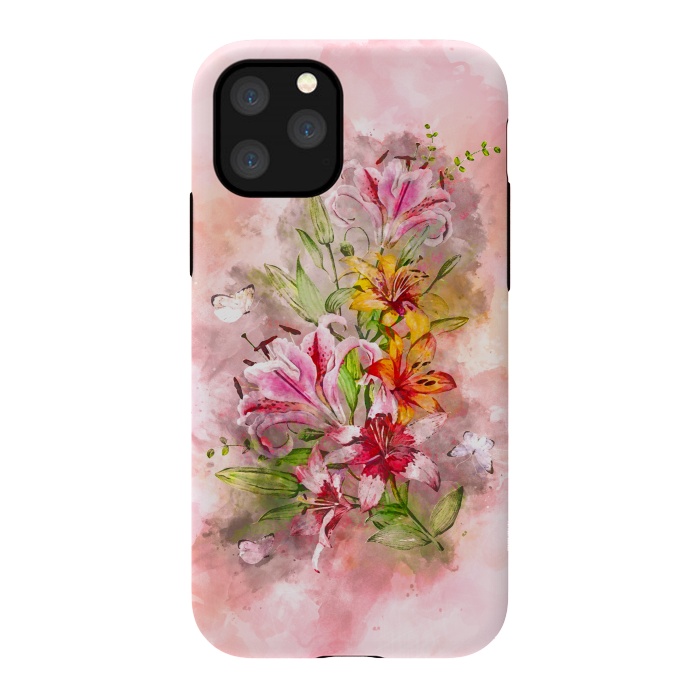 iPhone 11 Pro StrongFit Lilies Bunch by Creativeaxle