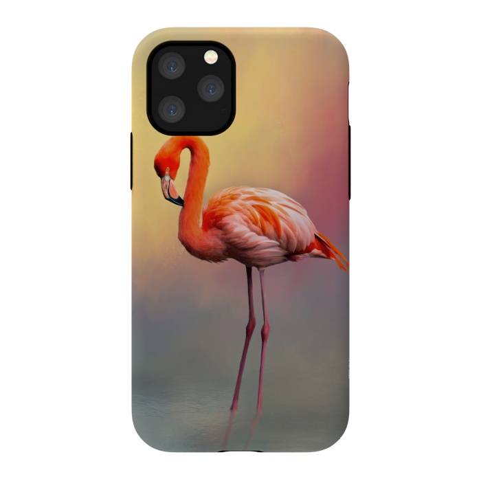 iPhone 11 Pro StrongFit American flamingo by Simone Gatterwe