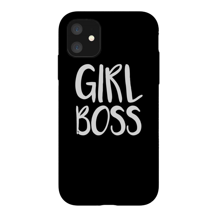 iPhone 11 StrongFit Black Girl Boss by Martina