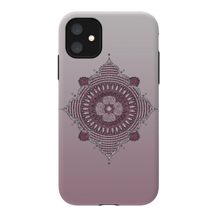 iPhone 11 StrongFit Fashion Mandala Ornament by Andrea Haase
