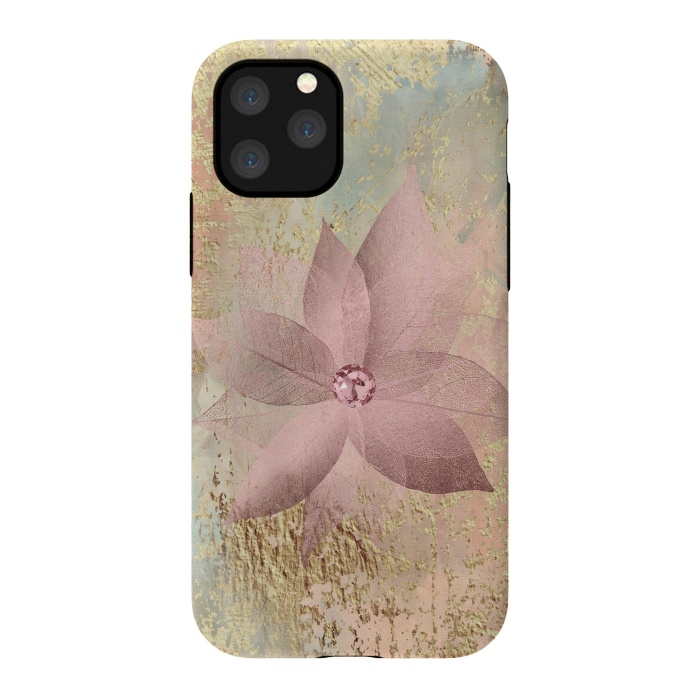 iPhone 11 Pro StrongFit Delicate Blush Flower 2 by Andrea Haase