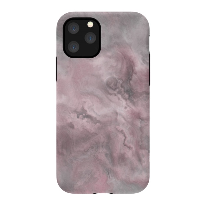 iPhone 11 Pro StrongFit Blush Grey Marble by Andrea Haase