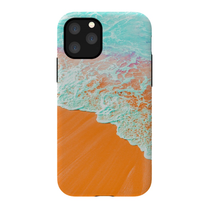 iPhone 11 Pro StrongFit Coral Shore by Uma Prabhakar Gokhale