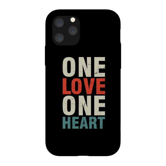 iPhone 11 Pro StrongFit one love one heart by TMSarts