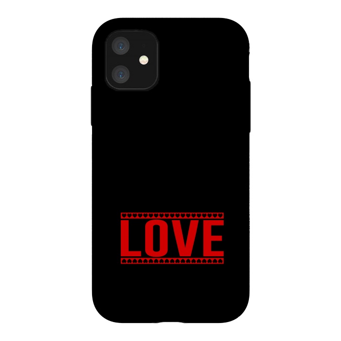 iPhone 11 StrongFit love heart by TMSarts
