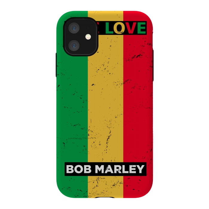 iPhone 11 StrongFit one love bob marley by TMSarts
