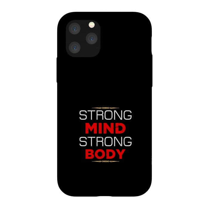 iPhone 11 Pro StrongFit strong mind strong body by TMSarts