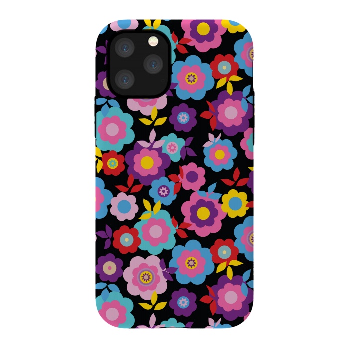 iPhone 11 Pro StrongFit Eilin's Spring Flowers by Bledi
