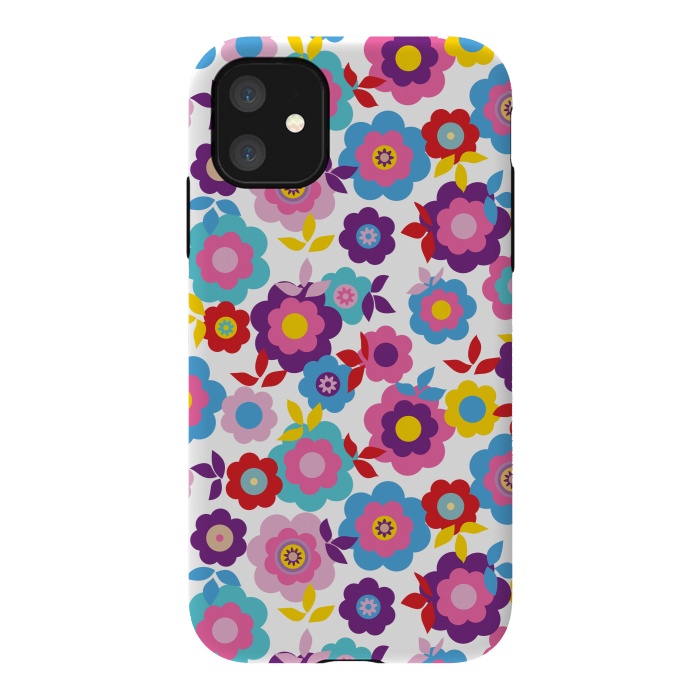iPhone 11 StrongFit Eilin's Spring Flowers 2 by Bledi