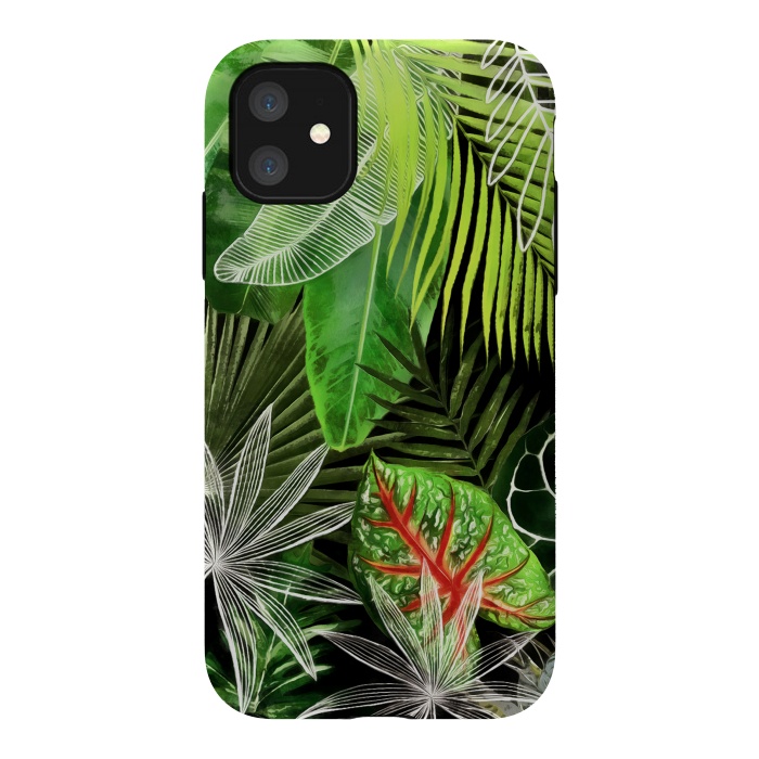 iPhone 11 StrongFit Tropical Foliage 041 by amini54