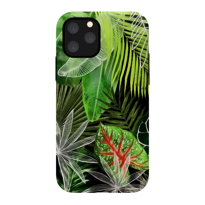 iPhone 11 Pro StrongFit Tropical Foliage 041 by amini54
