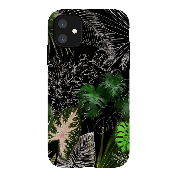 iPhone 11 StrongFit Tropical Foliage 042 by amini54