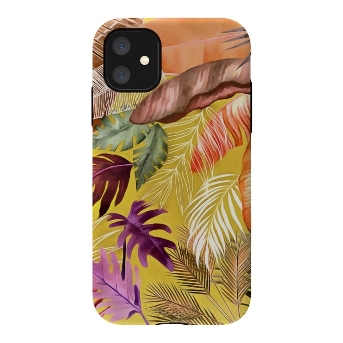 iPhone 11 StrongFit Tropical Foliage 072 by amini54
