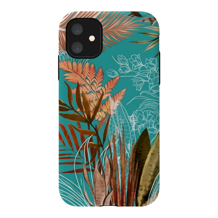 iPhone 11 StrongFit Tropical Foliage 081 by amini54
