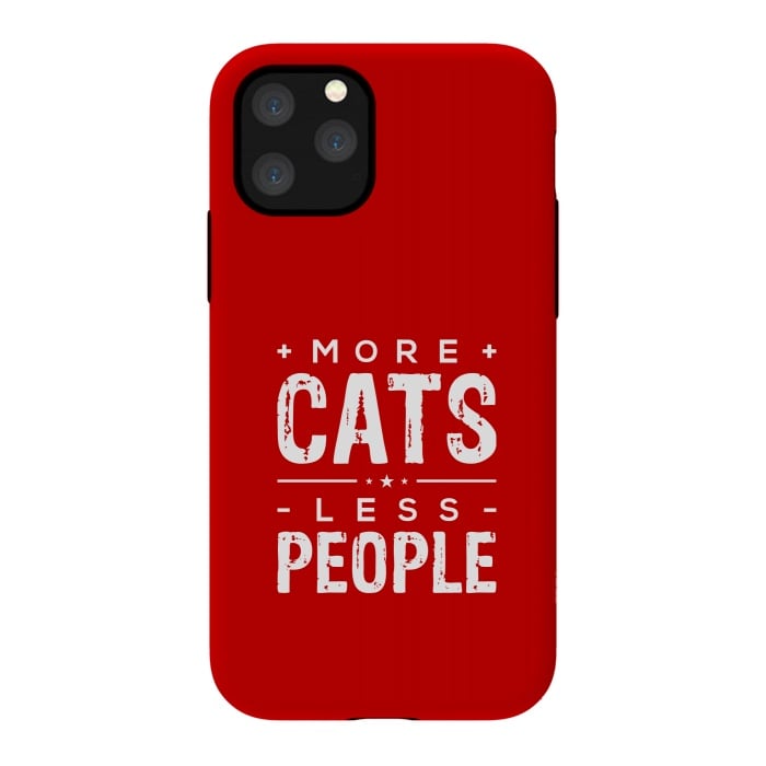 iPhone 11 Pro StrongFit more cats less people by TMSarts