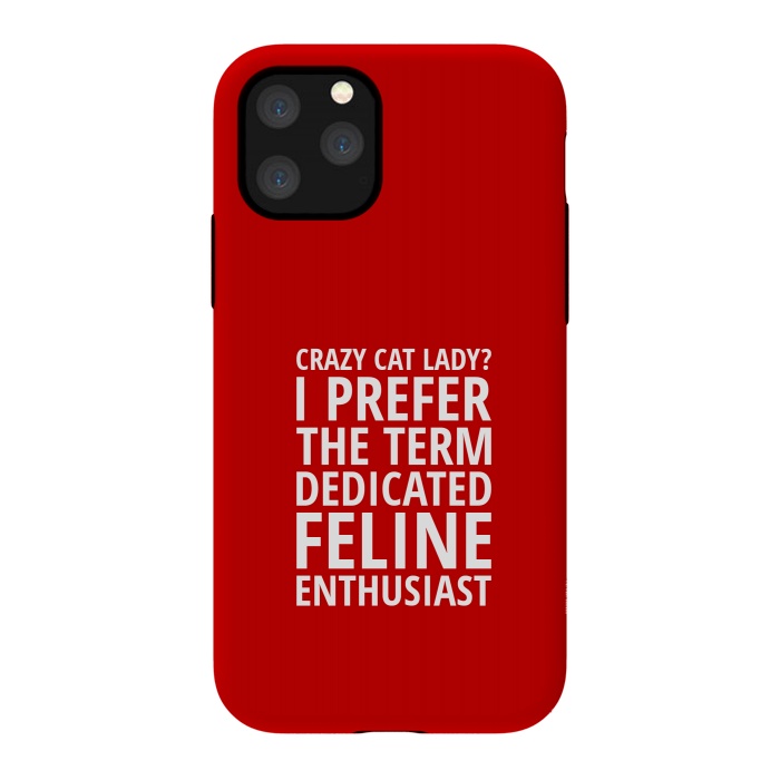 iPhone 11 Pro StrongFit crazy cat lady by TMSarts