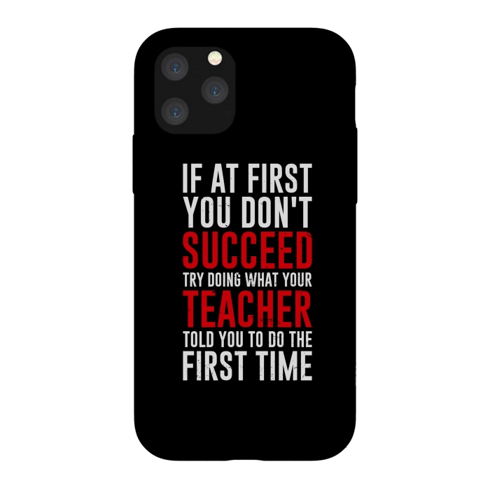 iPhone 11 Pro StrongFit succeed teacher by TMSarts