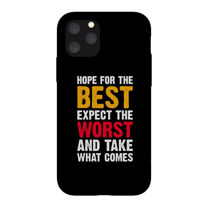 iPhone 11 Pro StrongFit hope for the best by TMSarts