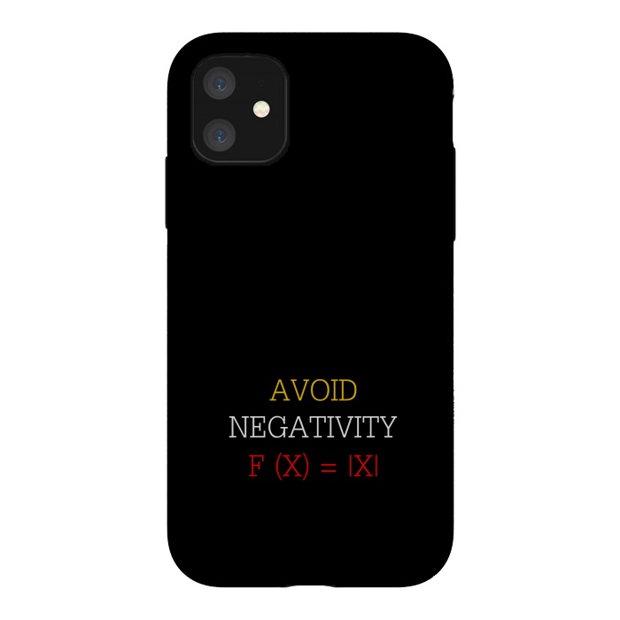 iPhone 11 StrongFit avoid negativity by TMSarts