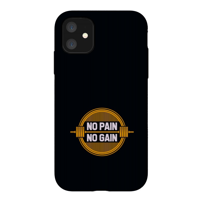 iPhone 11 StrongFit no pain no gain by TMSarts