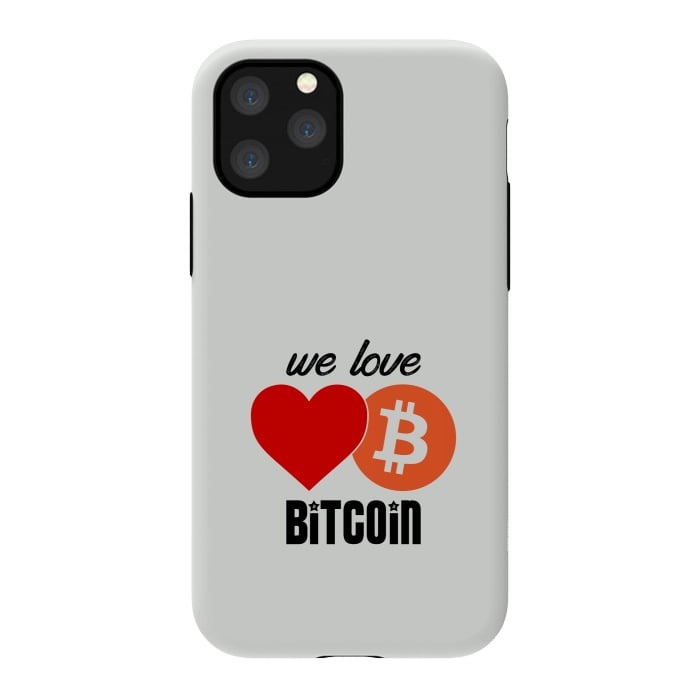 iPhone 11 Pro StrongFit we love bitcoin by TMSarts