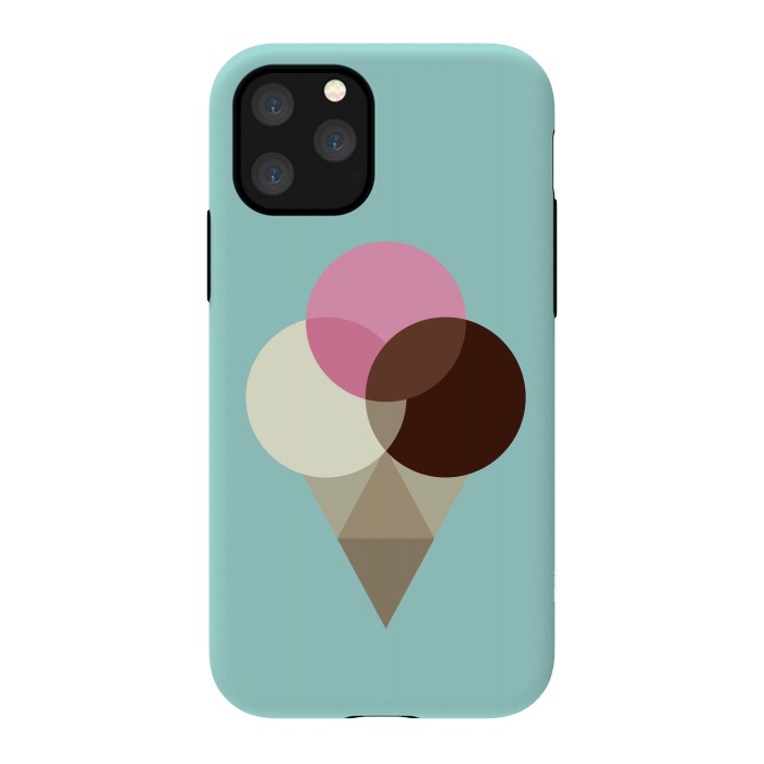 iPhone 11 Pro StrongFit Neapolitan Ice Cream II by Dellán