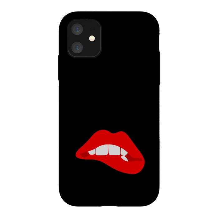 iPhone 11 StrongFit romantic lip by TMSarts