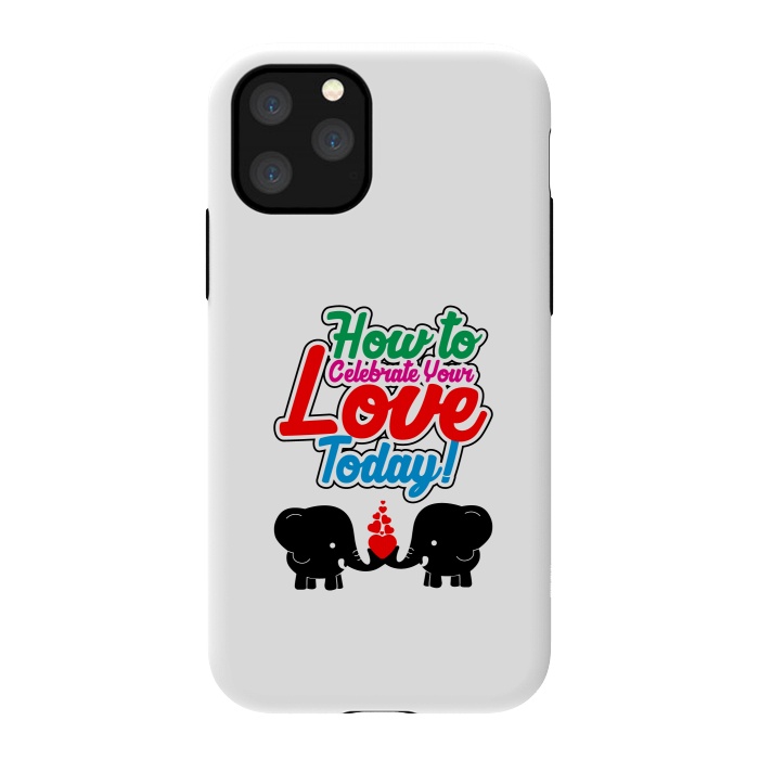 iPhone 11 Pro StrongFit celebrate elephants by TMSarts