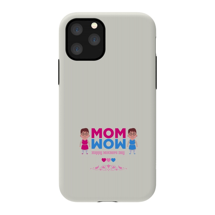 iPhone 11 Pro StrongFit mom wow cartoon by TMSarts