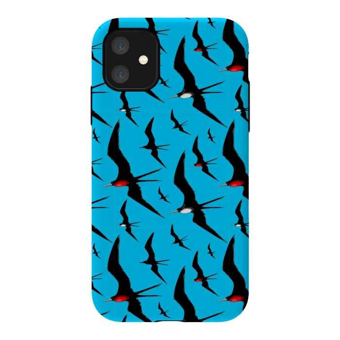 iPhone 11 StrongFit Frigate Birds Majestic Flight by BluedarkArt