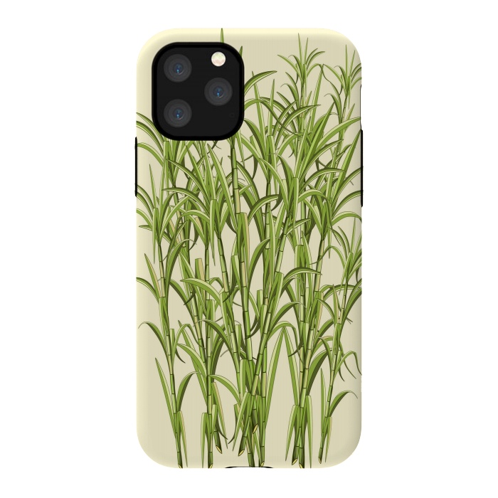 iPhone 11 Pro StrongFit Sugar Cane Exotic Plant by BluedarkArt