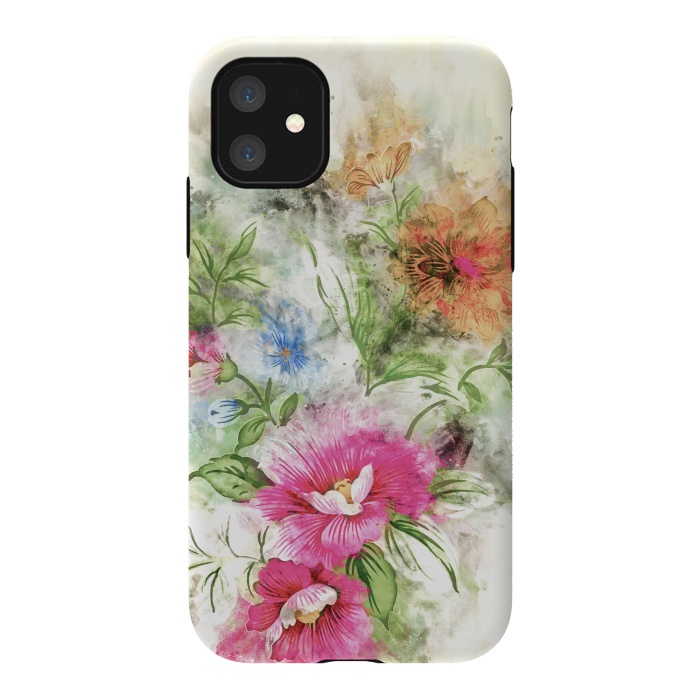 iPhone 11 StrongFit Couple of Flowers by Creativeaxle