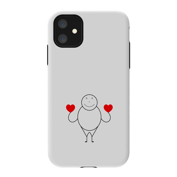 iPhone 11 StrongFit stick human love by TMSarts