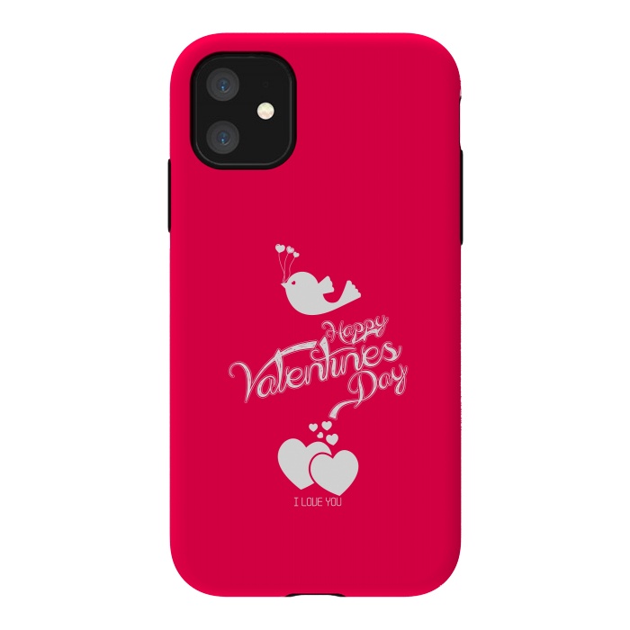 iPhone 11 StrongFit bird valentine by TMSarts