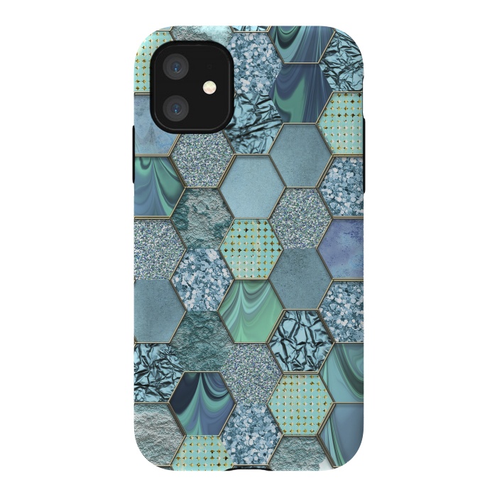 iPhone 11 StrongFit Glamorous Hexagon  by Andrea Haase