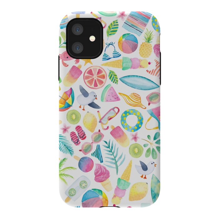 iPhone 11 StrongFit Ditzy Summer Extravaganza by gingerlique