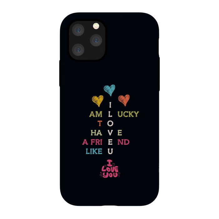 iPhone 11 Pro StrongFit iloveu by TMSarts