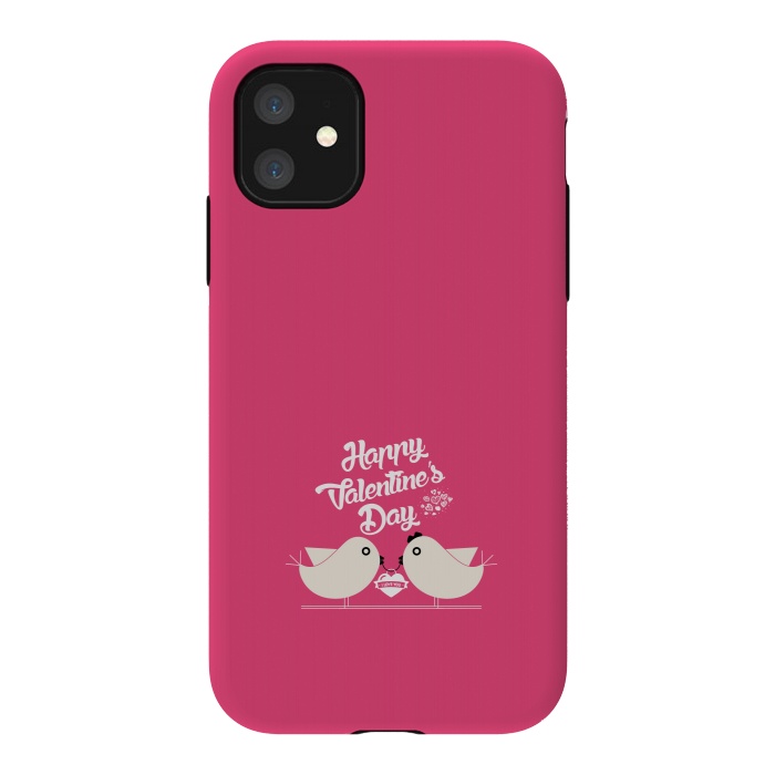 iPhone 11 StrongFit love birds couple by TMSarts